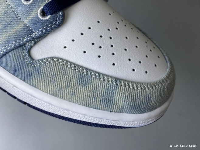 Washed CZ8455-100 Jordan Denim 1 Low Air 0604